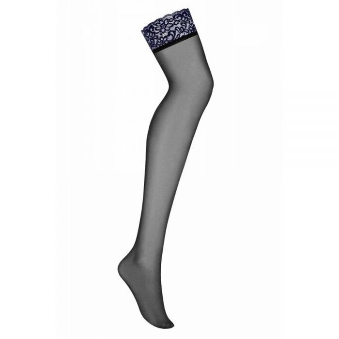 Панчохи Obsessive Drimera stockings blue S / M