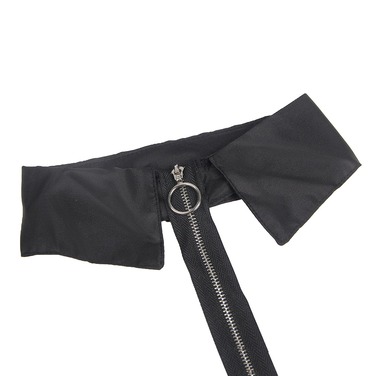 Сукня-костюм Star Night із застібками-блискавками та пажами для панчох, чорний, ХХХL (без коробки)