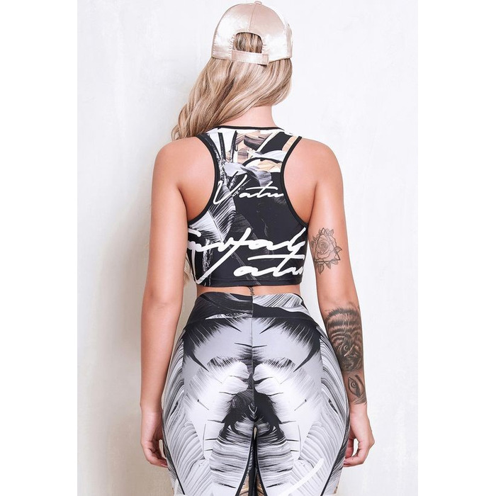 Топ Rock Code Top Cropped Handwrite