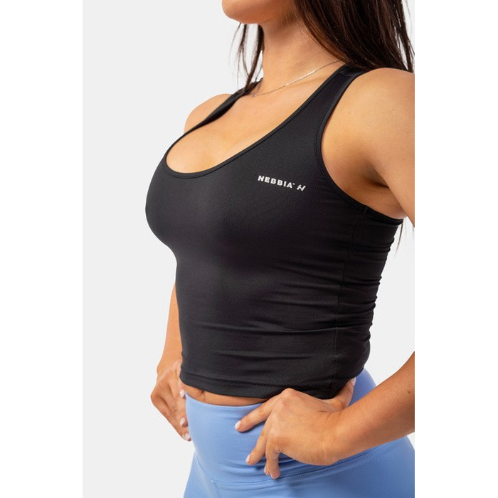 Майка Sporty Slim Fit Crop Tank Top 422 Black