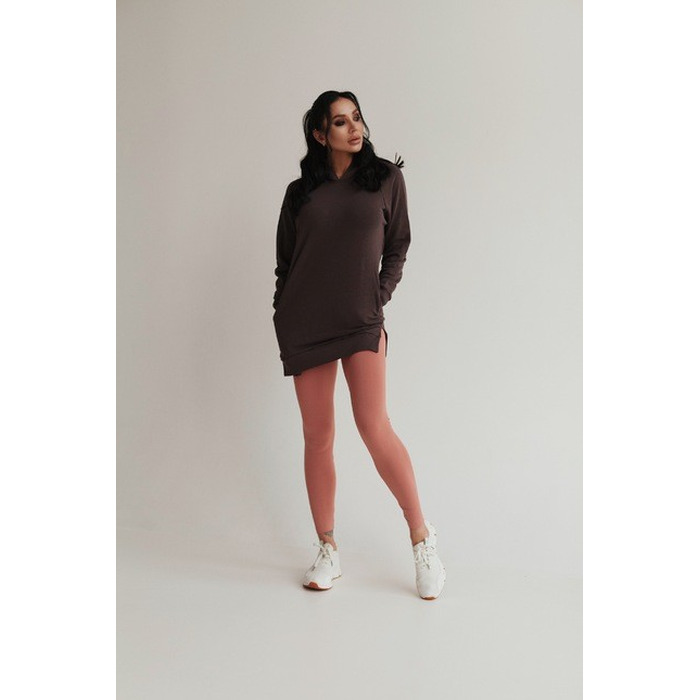 ХУДІ EVERYDAY HERO LONG SWEATSHIRT WITH A HOODIE MARRON 580 Burgundy