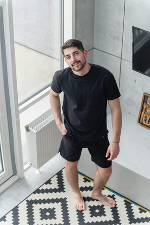 Комплект-трійка Світшот + Футболка приталена + Шорти