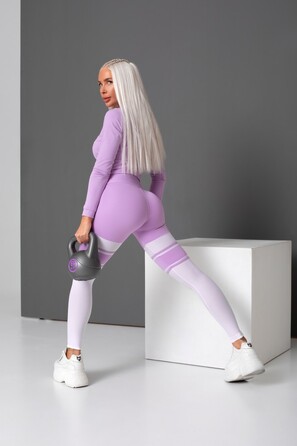 Леггинсы Fitzona LILAC AND WHITE LEGGINGS