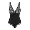 Боді еротичне Obsessive Luvae M/L з мереживом на кісточках