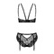 Еротичний комплект Obsessive Allastia set Чорний S/M