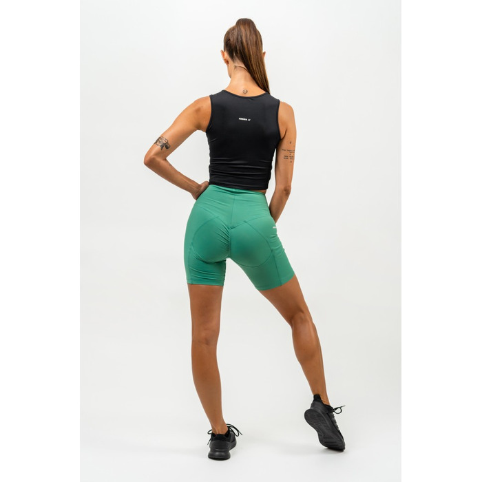 Велосипедки High Waisted Biker Shorts ELITE Green 467