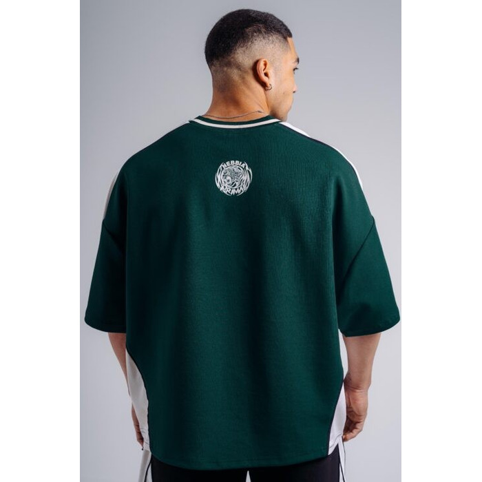 Футболка Nebbia Oversized T-Shirt PRIMAL Dark Green 869