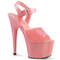Босоніжки Pleaser Adore-708N на підборах 7 дюймів, босоніжки з ремінцем на щиколотці 2 3/4 дюйма, рожеві