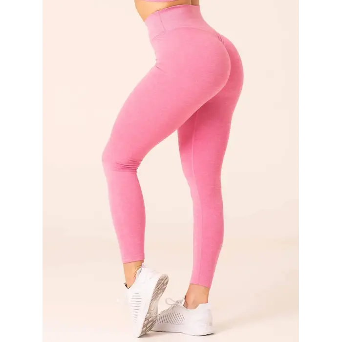 Леггинсы Ryderwear Focus Scrunch Seamless Leggings - Hot Pink Marl