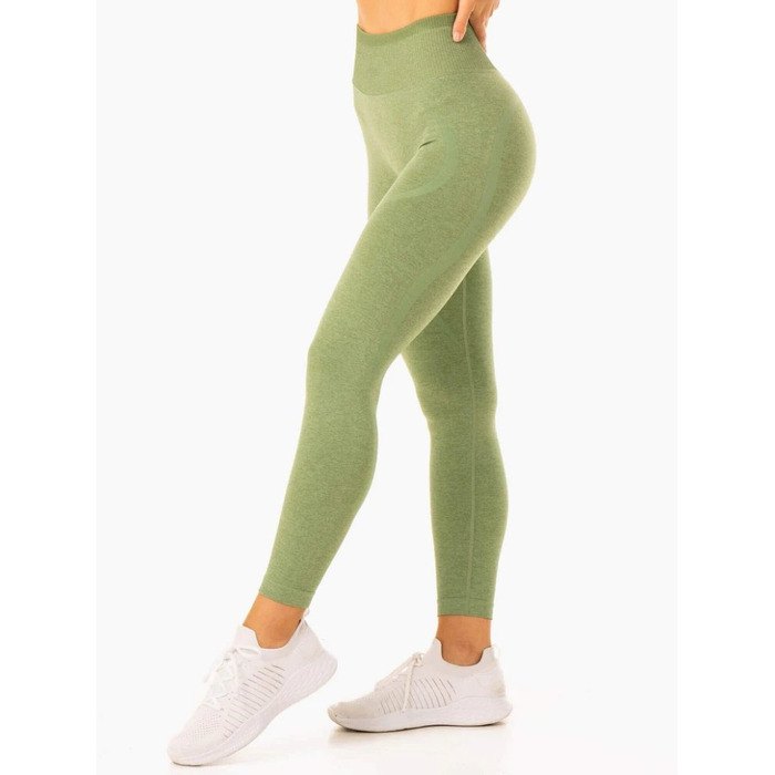 Леггинсы Excel Seamless High Waisted Leggings - Moss Green Marl