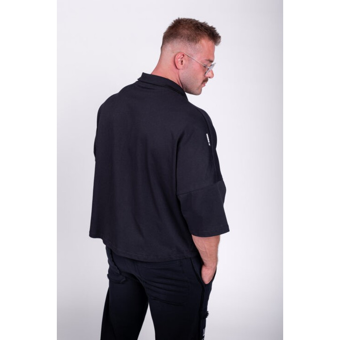 Сорочка Nebbia Boxy Fit Shirt With Pockets STREET ICON Black 599