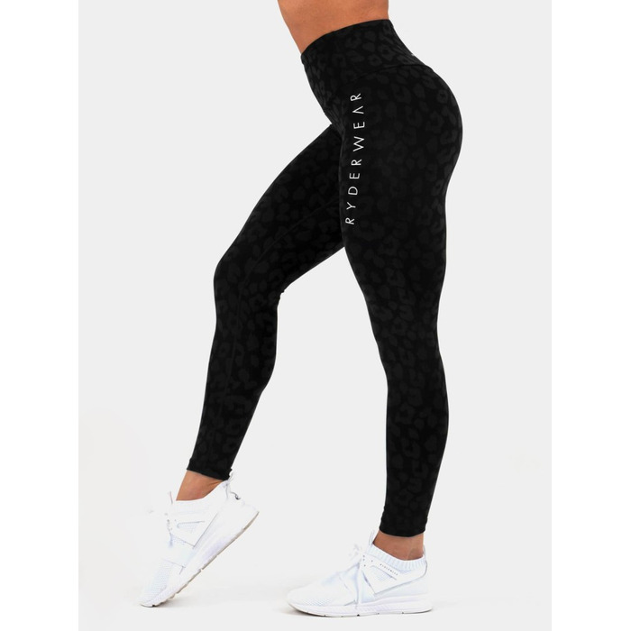 Легінси Ryderwear Instinct Scrunch Bum Leggings - Leopard Black