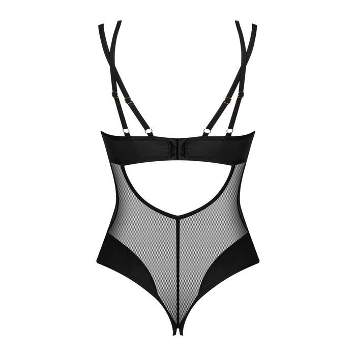Боді сітка з відкритим доступом XS/S Nesari Obsessive, чорне