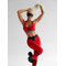 ЛЕГІНСИ RED EYELET LACE UP LEGGINGS
