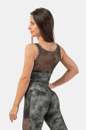 ТОП ECO CAMO GREEN MESH SPORTS BRA 'BREATHE” 411