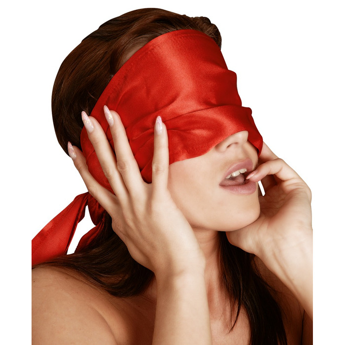 Лента на глаза Bad Kitty красная