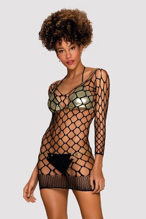 Сукня сітка Obsessive D606 black S/M