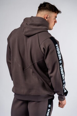 Худі чоловіча Nebbia Training Hoodie HERO Brown 300