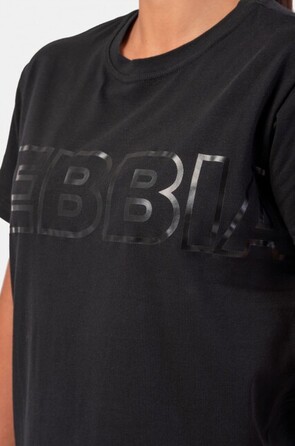 ФУТБОЛКА INVISIBLE LOGO NEBBIA T-SHIRT 602 Black