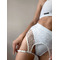 Mix Garters — Високі Шорти З Сіткою Та Підвʼязками Для Pole Dance Та Сценічних Виступів - білий