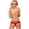 Стрінги та маска Obsessive 822-SEA-3 set 2-pcs L/XL