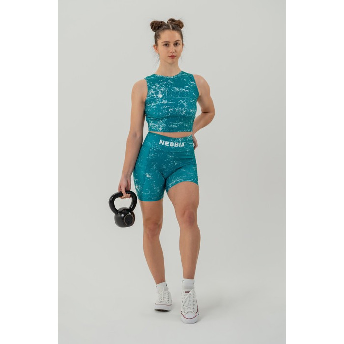 Шорти Nebbia High waisted leggings shorts 5'' HAMMIES Green 615