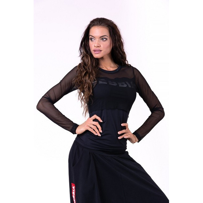 Лонгслів Nebbia Flash-Mesh Long Sleeve Shirt 664 Black
