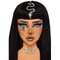 Наклейка з коштовностями Leg Avenue Клеопатри Cleopatra face jewels sticker