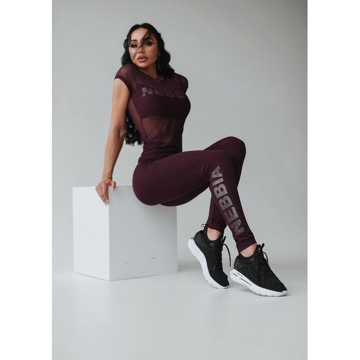 Футболка Flash-Mesh T-Shirt 665 Bordo