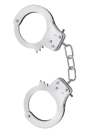 Наручники Blush Temptasia з ключами, сріблясті, 27 см