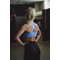 ТОП Nebbia ACTIVE SPORTS BRA WITH MEDIUM IMPACT LIGHT BLUE 413