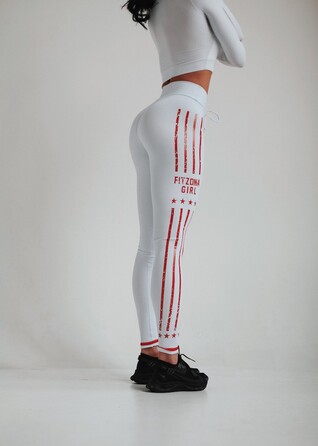 Легінси WHITE LEGGINGS FITZONA GIRL