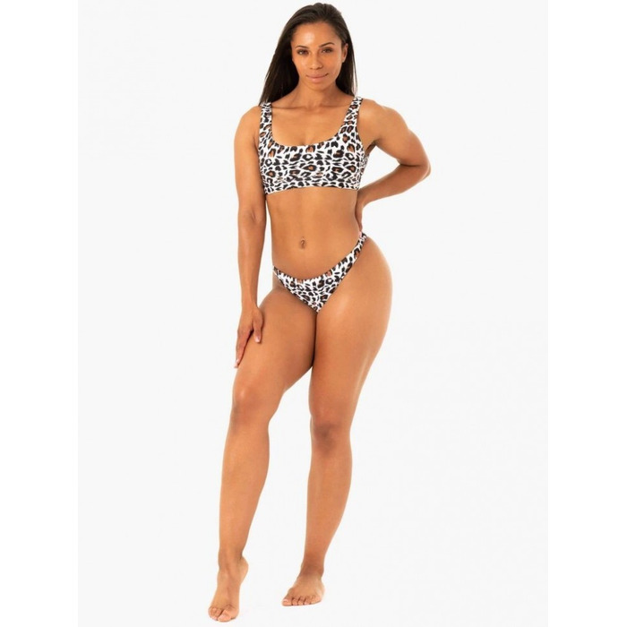 Купальні трусики Ryderwear Leopard Cheeky Bikini Bottoms
