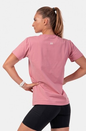 ФУТБОЛКА INVISIBLE LOGO NEBBIA T-SHIRT 602 Rose Roze
