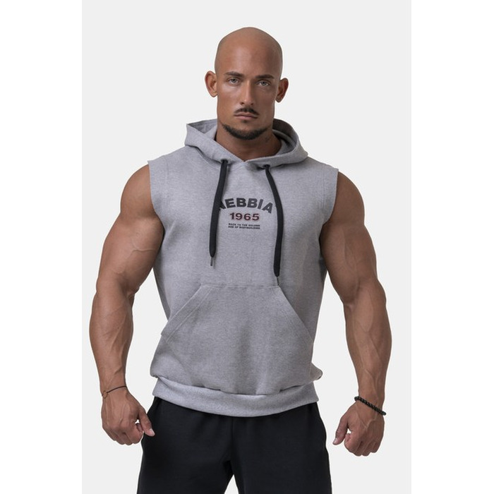 Безрукавка Nebbia Golden Era Hoodie Ragtop Light Grey 197