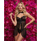 Пеньюар Obsessive Elizenes babydoll & thong S/M