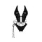 Боді вінілове Obsessive Cordellis crotchless teddy O/S