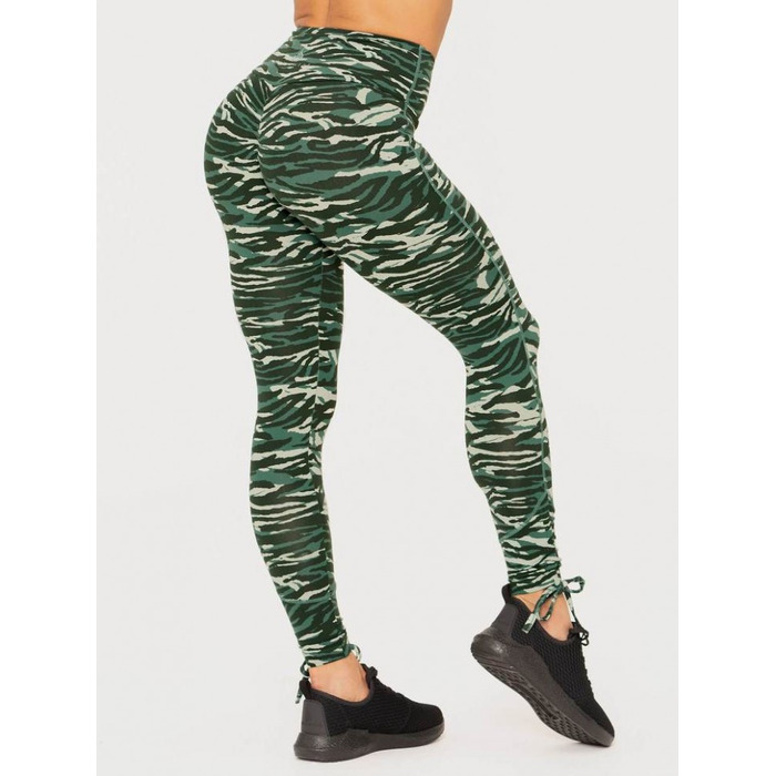 Женские спортивные тайтсы для кроссфитнеса Ryderwear Wild Scrunch Bum Green