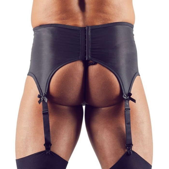 Пояс для чулок мужской Svenjoyment с кружевом Men's Suspender Belt M