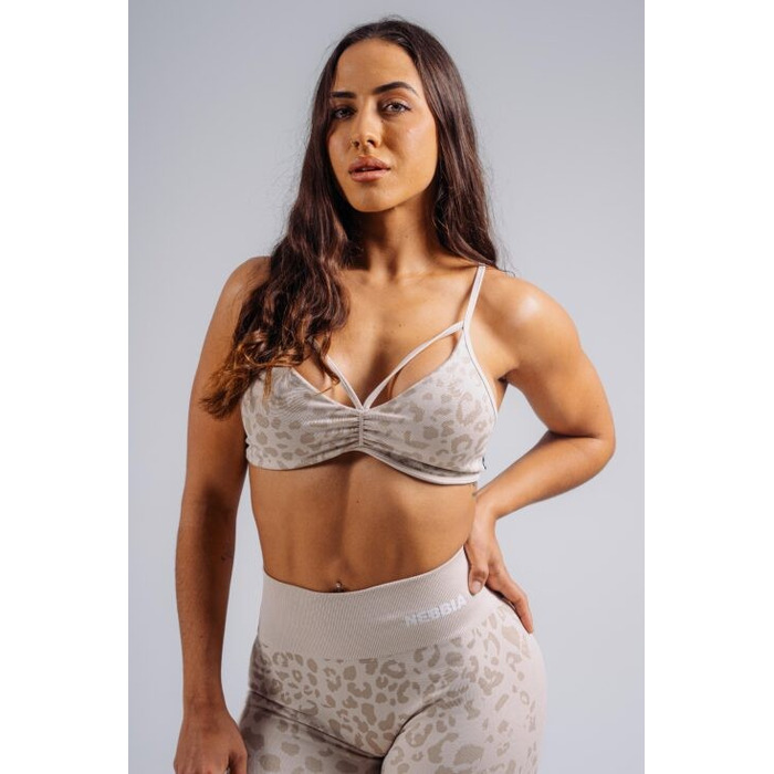 Топ Nebbia Medium Support Leopard Sports Bra PRIMAL Cream Leopard 854
