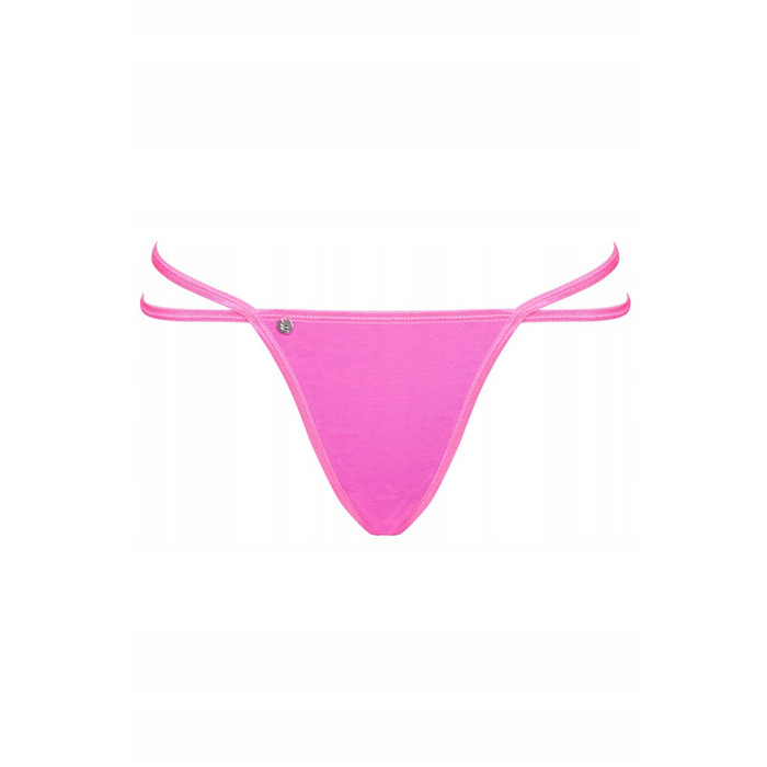 Сексуальні стрінги з ланцюжком Obsessive Chainty thong pink S/M