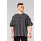 Футболка Nebbia Washed-off Oversized Heavyweight Cotton T-shirt NO SHORTCUTS Black 369