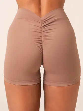 Шорты Ryderwear NKD V Scrunch Shorts - Mocha