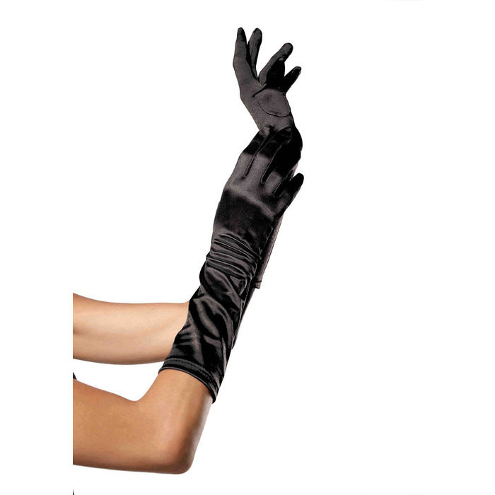 Рукавички атласні Leg Avenue Elbow Length Satin Gloves O/S