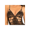 Кружевной комплект PC CAGED LACE GARTER CHEMISE & G-STRING SET BLACK, S/M