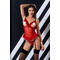 Корсет із відкритими грудьми S/M червоний CHERRY CORSET - Passion