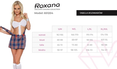 Костюм студентки Roxana 6512 у клітинку, 2 предмети, S/M
