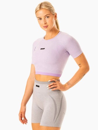Топ Excel Seamless T-Shirt - Lavender Marl