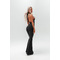 Комбінезон розкльошений Fitzona Black Flared Jumpsuit 4279776B