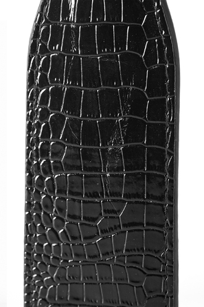 Шлепалка BLAZE LUXURY PADDLE CROCO BLACK